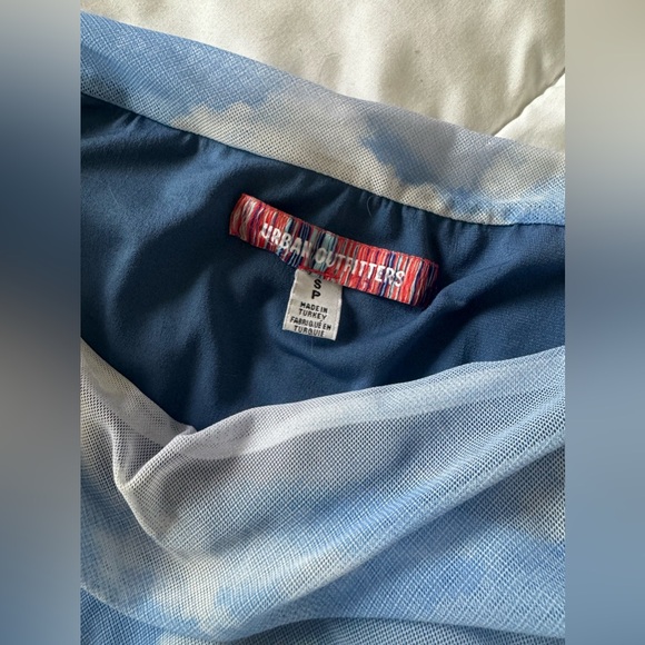 Urban Outfitters | Liza Ruched Cloud Mini Skirt | Sz S - Picture 8 of 9